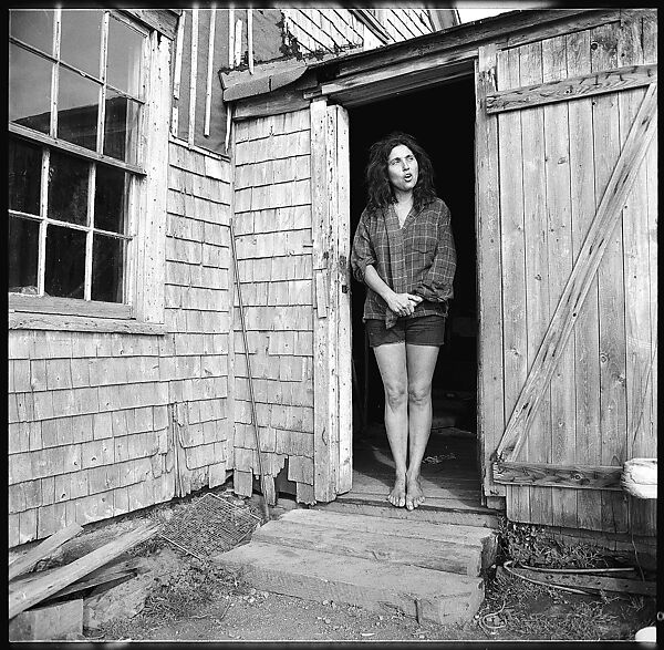 [231 Interior and Exterior Views of Robert Frank's House and Portraits of Robert Frank and June Leaf, Nova Scotia; also Interior Studies of the Heliker House, Cranberry Island, Maine], Walker Evans (American, St. Louis, Missouri 1903–1975 New Haven, Connecticut), Film negative
