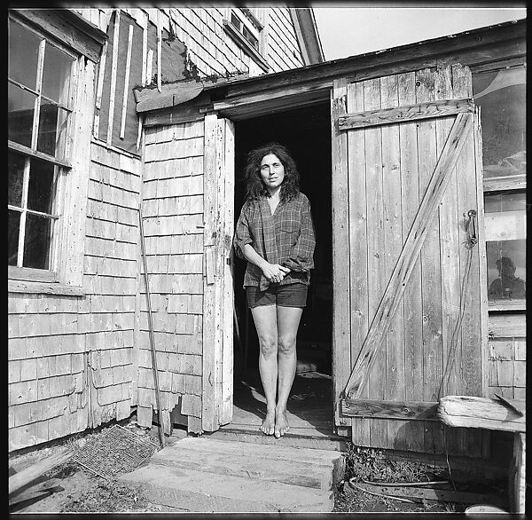 [231 Interior and Exterior Views of Robert Frank's House and Portraits of Robert Frank and June Leaf, Nova Scotia; also Interior Studies of the Heliker House, Cranberry Island, Maine], Walker Evans (American, St. Louis, Missouri 1903–1975 New Haven, Connecticut), Film negative
