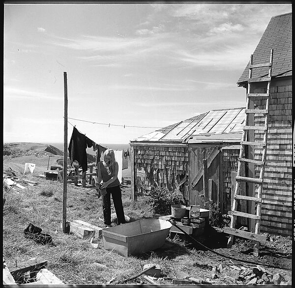 [231 Interior and Exterior Views of Robert Frank's House and Portraits of Robert Frank and June Leaf, Nova Scotia; also Interior Studies of the Heliker House, Cranberry Island, Maine], Walker Evans (American, St. Louis, Missouri 1903–1975 New Haven, Connecticut), Film negative