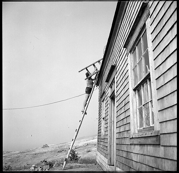 [231 Interior and Exterior Views of Robert Frank's House and Portraits of Robert Frank and June Leaf, Nova Scotia; also Interior Studies of the Heliker House, Cranberry Island, Maine], Walker Evans (American, St. Louis, Missouri 1903–1975 New Haven, Connecticut), Film negative