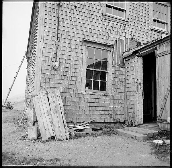 [231 Interior and Exterior Views of Robert Frank's House and Portraits of Robert Frank and June Leaf, Nova Scotia; also Interior Studies of the Heliker House, Cranberry Island, Maine], Walker Evans (American, St. Louis, Missouri 1903–1975 New Haven, Connecticut), Film negative