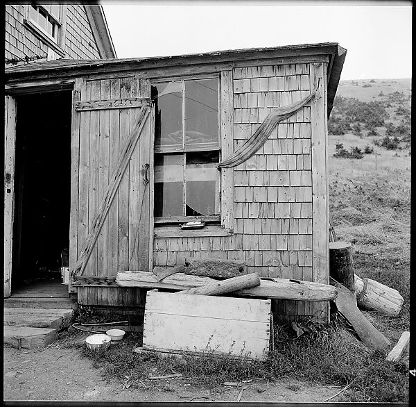 [231 Interior and Exterior Views of Robert Frank's House and Portraits of Robert Frank and June Leaf, Nova Scotia; also Interior Studies of the Heliker House, Cranberry Island, Maine], Walker Evans (American, St. Louis, Missouri 1903–1975 New Haven, Connecticut), Film negative