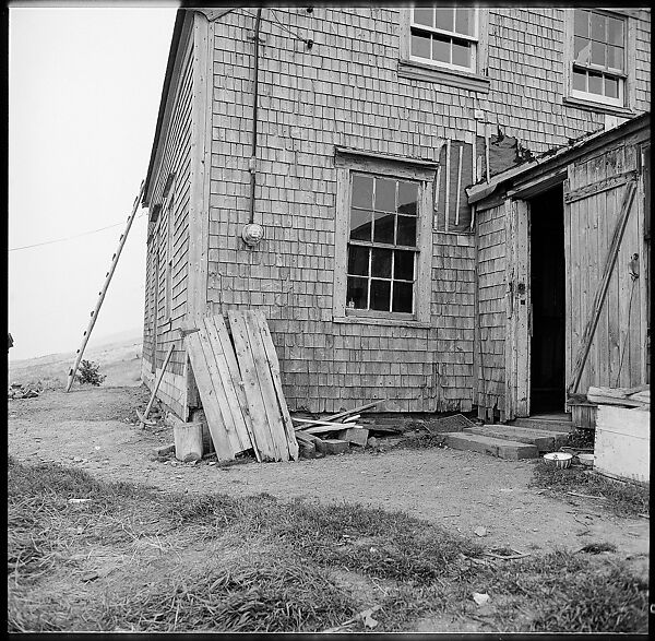 [231 Interior and Exterior Views of Robert Frank's House and Portraits of Robert Frank and June Leaf, Nova Scotia; also Interior Studies of the Heliker House, Cranberry Island, Maine], Walker Evans (American, St. Louis, Missouri 1903–1975 New Haven, Connecticut), Film negative