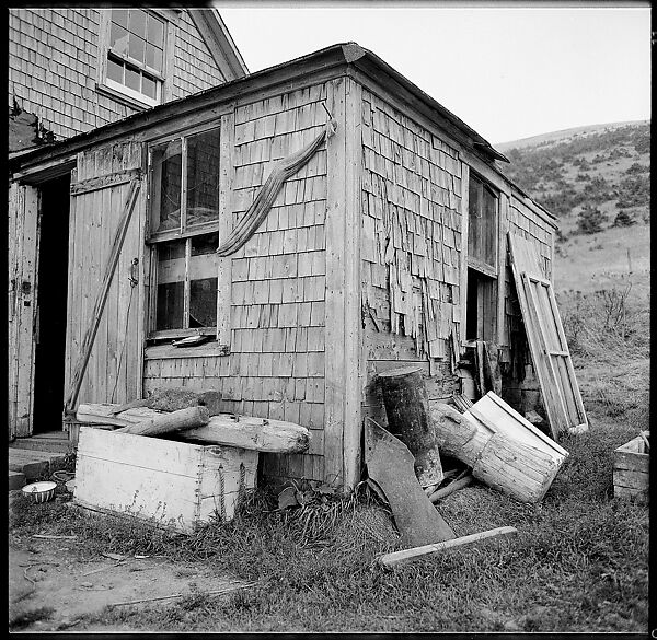 [231 Interior and Exterior Views of Robert Frank's House and Portraits of Robert Frank and June Leaf, Nova Scotia; also Interior Studies of the Heliker House, Cranberry Island, Maine], Walker Evans (American, St. Louis, Missouri 1903–1975 New Haven, Connecticut), Film negative