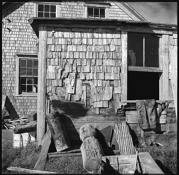 [231 Interior and Exterior Views of Robert Frank's House and Portraits of Robert Frank and June Leaf, Nova Scotia; also Interior Studies of the Heliker House, Cranberry Island, Maine], Walker Evans (American, St. Louis, Missouri 1903–1975 New Haven, Connecticut), Film negative