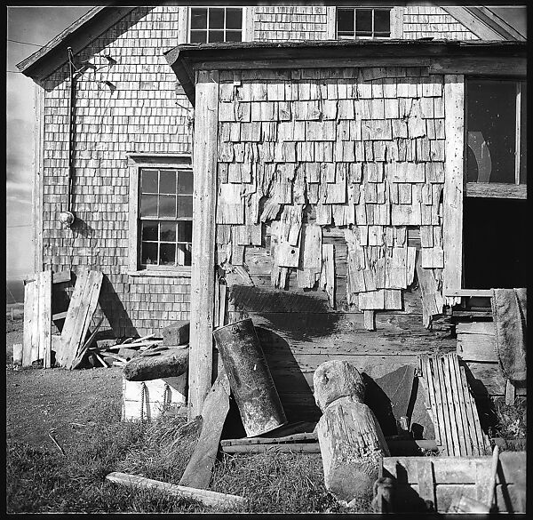 [231 Interior and Exterior Views of Robert Frank's House and Portraits of Robert Frank and June Leaf, Nova Scotia; also Interior Studies of the Heliker House, Cranberry Island, Maine], Walker Evans (American, St. Louis, Missouri 1903–1975 New Haven, Connecticut), Film negative