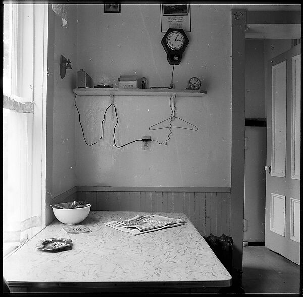 [231 Interior and Exterior Views of Robert Frank's House and Portraits of Robert Frank and June Leaf, Nova Scotia; also Interior Studies of the Heliker House, Cranberry Island, Maine], Walker Evans (American, St. Louis, Missouri 1903–1975 New Haven, Connecticut), Film negative