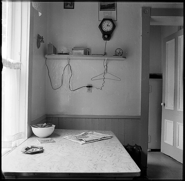 [231 Interior and Exterior Views of Robert Frank's House and Portraits of Robert Frank and June Leaf, Nova Scotia; also Interior Studies of the Heliker House, Cranberry Island, Maine], Walker Evans (American, St. Louis, Missouri 1903–1975 New Haven, Connecticut), Film negative