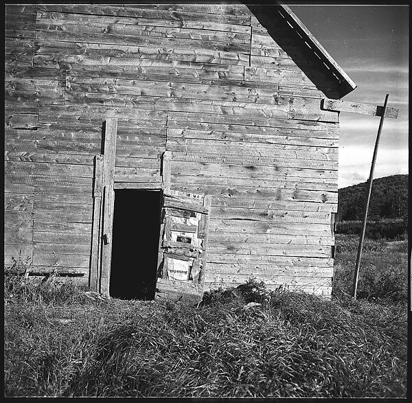 [12 Details of Door with Printed Cardboard, Nova Scotia], Walker Evans (American, St. Louis, Missouri 1903–1975 New Haven, Connecticut), Film negative