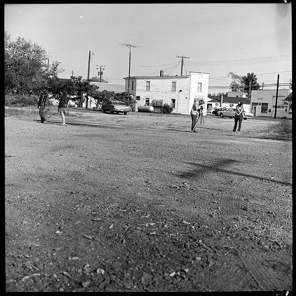 [27 Miscellaneous Views in Connecticut, Including Yale Students Photographing, Street Furniture, Trash, Storefronts, and Portraits of Young Boy], Walker Evans (American, St. Louis, Missouri 1903–1975 New Haven, Connecticut), Film negative