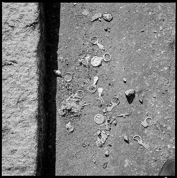 [27 Miscellaneous Views in Connecticut, Including Yale Students Photographing, Street Furniture, Trash, Storefronts, and Portraits of Young Boy], Walker Evans (American, St. Louis, Missouri 1903–1975 New Haven, Connecticut), Film negative