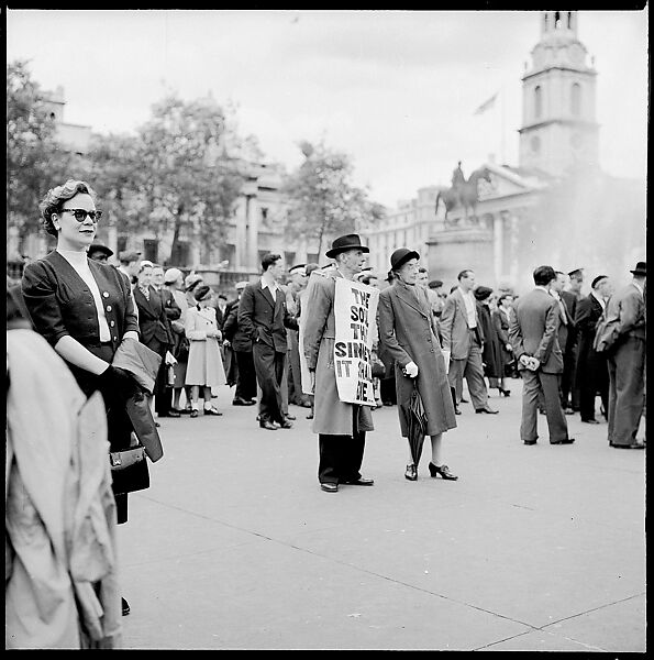 [12 Views of Demonstration in Trafalgar Square, London], Walker Evans (American, St. Louis, Missouri 1903–1975 New Haven, Connecticut), Film negative