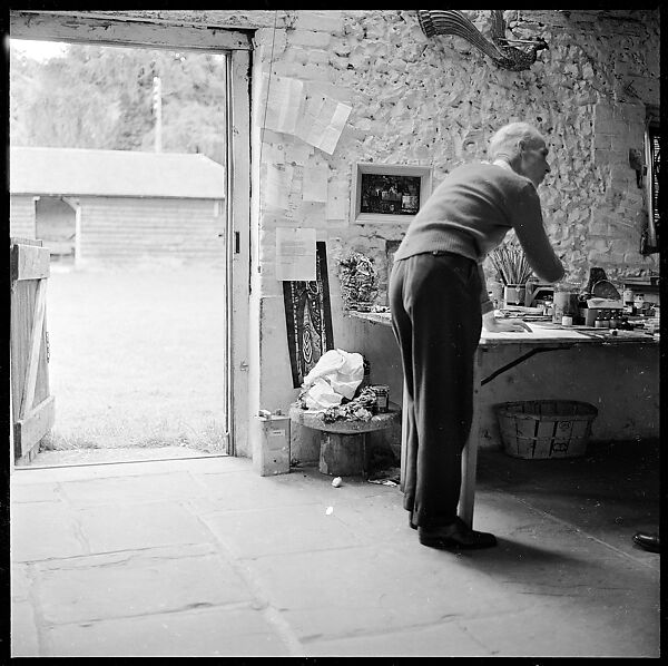 [48 Portraits of John Piper, Painter, in His Studio, England], Walker Evans (American, St. Louis, Missouri 1903–1975 New Haven, Connecticut), Film negative