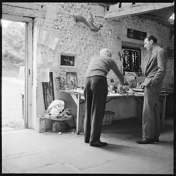 [48 Portraits of John Piper, Painter, in His Studio, England], Walker Evans (American, St. Louis, Missouri 1903–1975 New Haven, Connecticut), Film negative