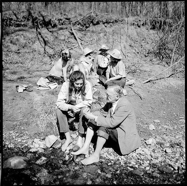 [179 Interior and Exterior Views of Mabry House, Allensville, Kentucky, and Portraits of Unidentified People Outdoors and on Horseback], Walker Evans (American, St. Louis, Missouri 1903–1975 New Haven, Connecticut), Film negative