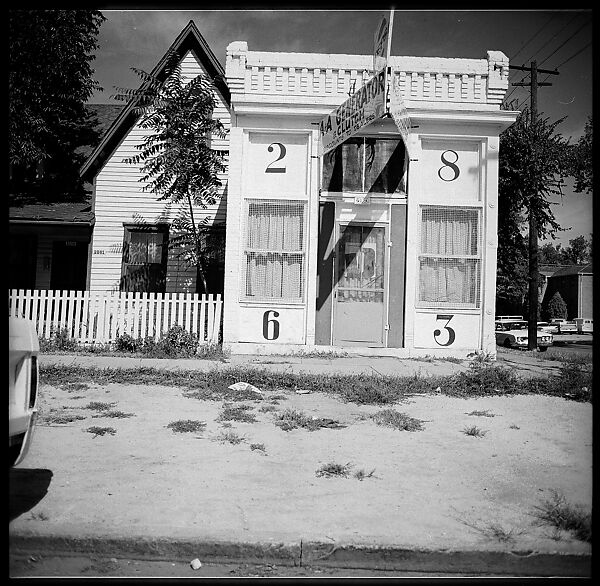[75 Views of Storefronts, Architecture, Railroad Details in Colorado, and Views of Photography Installation and Campus of University of California, Santa Cruz], Walker Evans (American, St. Louis, Missouri 1903–1975 New Haven, Connecticut), Film negative