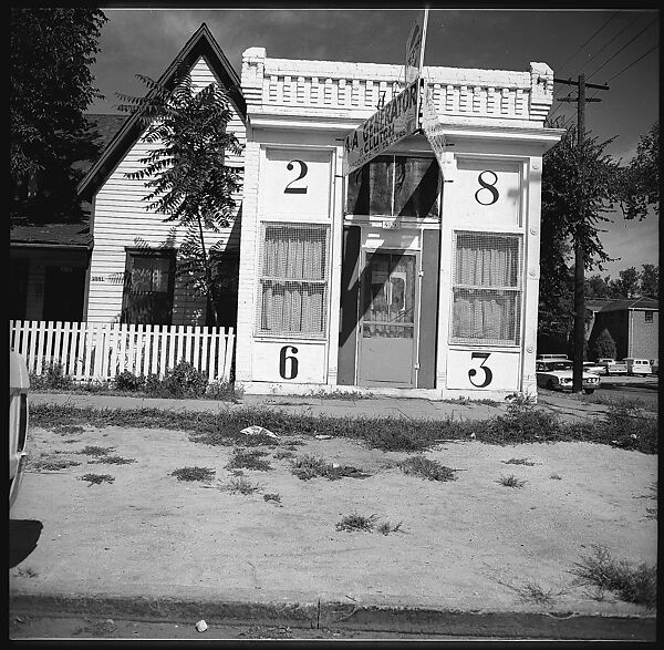 [75 Views of Storefronts, Architecture, Railroad Details in Colorado, and Views of Photography Installation and Campus of University of California, Santa Cruz], Walker Evans (American, St. Louis, Missouri 1903–1975 New Haven, Connecticut), Film negative