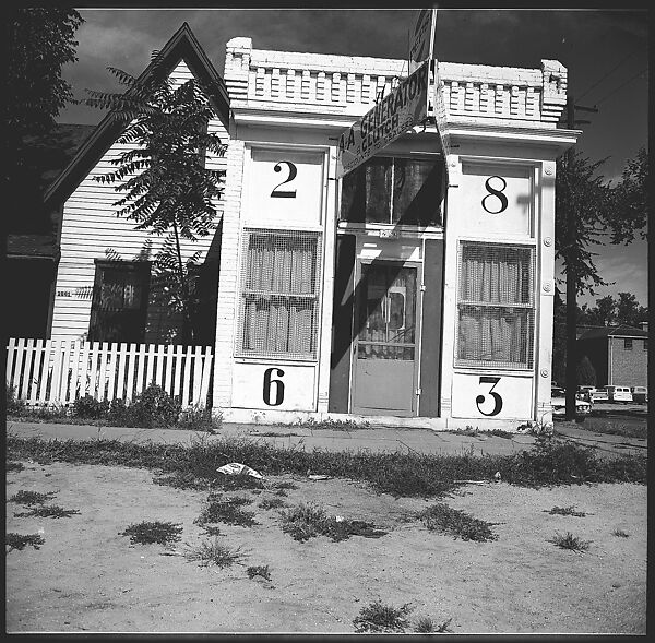[75 Views of Storefronts, Architecture, Railroad Details in Colorado, and Views of Photography Installation and Campus of University of California, Santa Cruz], Walker Evans (American, St. Louis, Missouri 1903–1975 New Haven, Connecticut), Film negative