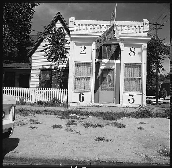 [75 Views of Storefronts, Architecture, Railroad Details in Colorado, and Views of Photography Installation and Campus of University of California, Santa Cruz], Walker Evans (American, St. Louis, Missouri 1903–1975 New Haven, Connecticut), Film negative