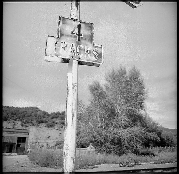 [75 Views of Storefronts, Architecture, Railroad Details in Colorado, and Views of Photography Installation and Campus of University of California, Santa Cruz], Walker Evans (American, St. Louis, Missouri 1903–1975 New Haven, Connecticut), Film negative