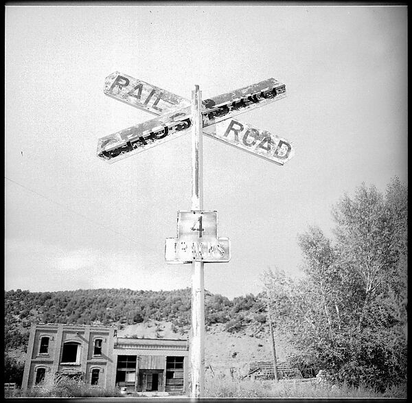 [75 Views of Storefronts, Architecture, Railroad Details in Colorado, and Views of Photography Installation and Campus of University of California, Santa Cruz], Walker Evans (American, St. Louis, Missouri 1903–1975 New Haven, Connecticut), Film negative