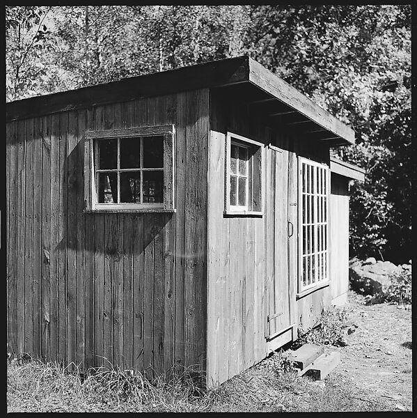 [6 Exterior Views of Walker Evans's Studio, Old Lyme, Connecticut], Walker Evans (American, St. Louis, Missouri 1903–1975 New Haven, Connecticut), Film negative