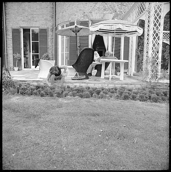 [234 Scenes from Trip to England: Redcliffe Square, London; Portraits of Caroline Blackwood; Country House of Robert Lowell and Caroline Blackwood, Kent; Portraits of Lady Xandra Gowrie; Brighton Pier; Framework Houses], Walker Evans (American, St. Louis, Missouri 1903–1975 New Haven, Connecticut), Film negative