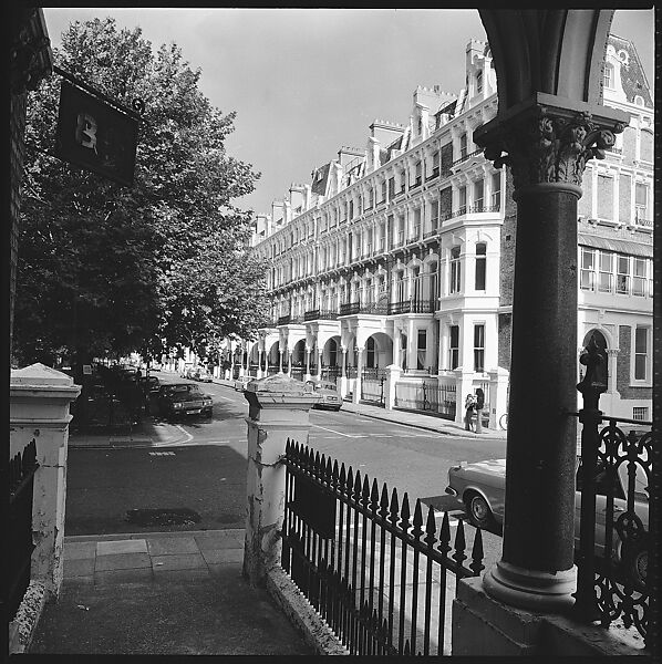 [234 Scenes from Trip to England: Redcliffe Square, London; Portraits of Caroline Blackwood; Country House of Robert Lowell and Caroline Blackwood, Kent; Portraits of Lady Xandra Gowrie; Brighton Pier; Framework Houses], Walker Evans (American, St. Louis, Missouri 1903–1975 New Haven, Connecticut), Film negative