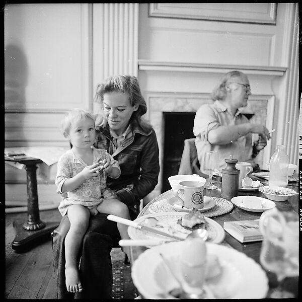 [234 Scenes from Trip to England: Redcliffe Square, London; Portraits of Caroline Blackwood; Country House of Robert Lowell and Caroline Blackwood, Kent; Portraits of Lady Xandra Gowrie; Brighton Pier; Framework Houses], Walker Evans (American, St. Louis, Missouri 1903–1975 New Haven, Connecticut), Film negative