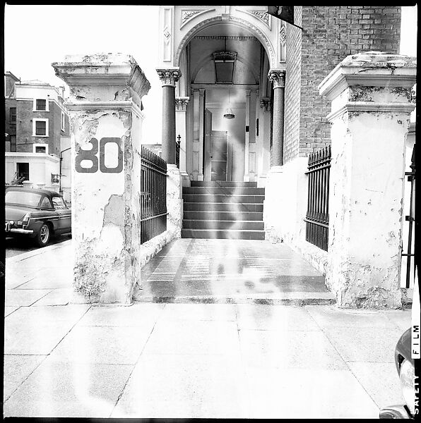 [234 Scenes from Trip to England: Redcliffe Square, London; Portraits of Caroline Blackwood; Country House of Robert Lowell and Caroline Blackwood, Kent; Portraits of Lady Xandra Gowrie; Brighton Pier; Framework Houses], Walker Evans (American, St. Louis, Missouri 1903–1975 New Haven, Connecticut), Film negative