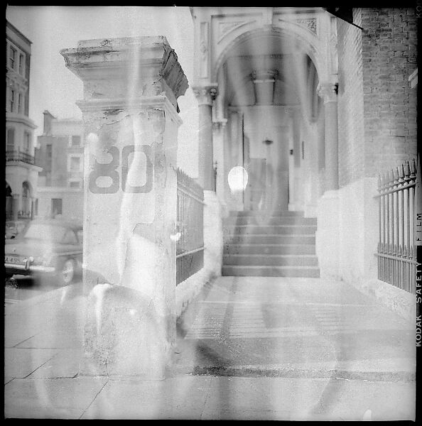[234 Scenes from Trip to England: Redcliffe Square, London; Portraits of Caroline Blackwood; Country House of Robert Lowell and Caroline Blackwood, Kent; Portraits of Lady Xandra Gowrie; Brighton Pier; Framework Houses], Walker Evans (American, St. Louis, Missouri 1903–1975 New Haven, Connecticut), Film negative