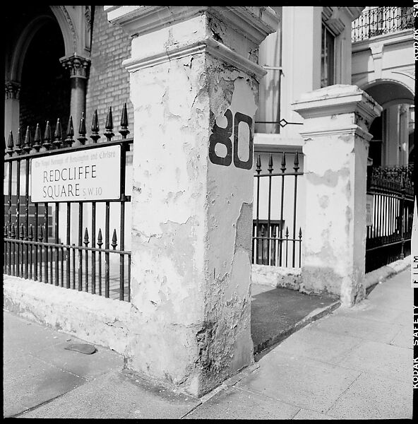 [234 Scenes from Trip to England: Redcliffe Square, London; Portraits of Caroline Blackwood; Country House of Robert Lowell and Caroline Blackwood, Kent; Portraits of Lady Xandra Gowrie; Brighton Pier; Framework Houses], Walker Evans (American, St. Louis, Missouri 1903–1975 New Haven, Connecticut), Film negative