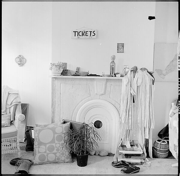[84 Interior Views of Melinda Blauvelt's Apartment, New Haven, Portraits of Melinda Blauvelt, Exterior Views of Houses, Liquor Store Sign], Walker Evans (American, St. Louis, Missouri 1903–1975 New Haven, Connecticut), Film negative