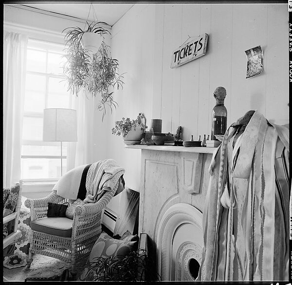 [84 Interior Views of Melinda Blauvelt's Apartment, New Haven, Portraits of Melinda Blauvelt, Exterior Views of Houses, Liquor Store Sign], Walker Evans (American, St. Louis, Missouri 1903–1975 New Haven, Connecticut), Film negative