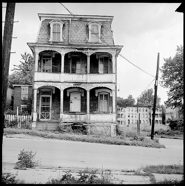 [84 Interior Views of Melinda Blauvelt's Apartment, New Haven, Portraits of Melinda Blauvelt, Exterior Views of Houses, Liquor Store Sign], Walker Evans (American, St. Louis, Missouri 1903–1975 New Haven, Connecticut), Film negative