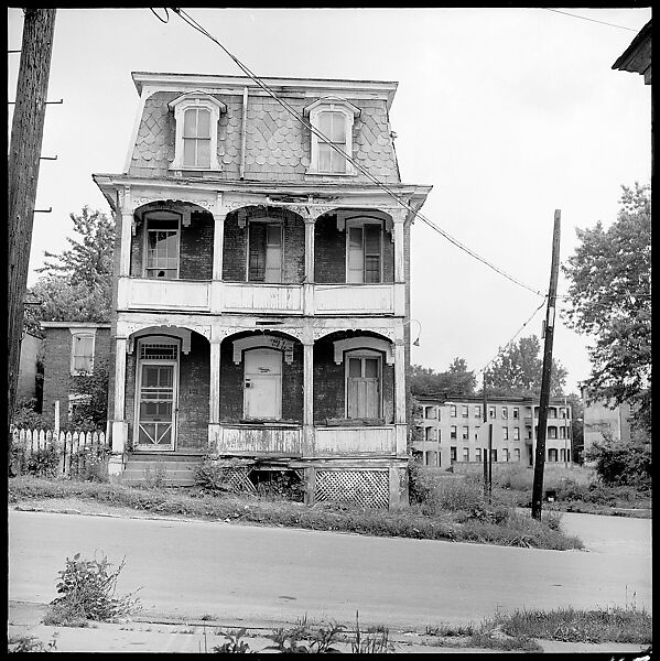 [84 Interior Views of Melinda Blauvelt's Apartment, New Haven, Portraits of Melinda Blauvelt, Exterior Views of Houses, Liquor Store Sign], Walker Evans (American, St. Louis, Missouri 1903–1975 New Haven, Connecticut), Film negative