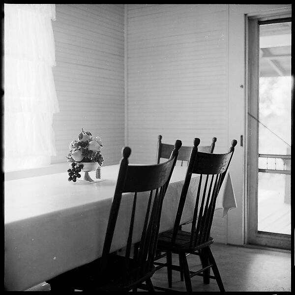 [84 Interior Views of Melinda Blauvelt's Apartment, New Haven, Portraits of Melinda Blauvelt, Exterior Views of Houses, Liquor Store Sign], Walker Evans (American, St. Louis, Missouri 1903–1975 New Haven, Connecticut), Film negative
