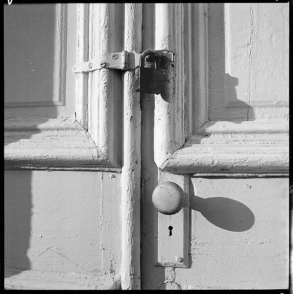 [4 Views of Door and Yale Photography Students on Street, New Haven, Connecticut], Walker Evans (American, St. Louis, Missouri 1903–1975 New Haven, Connecticut), Film negative