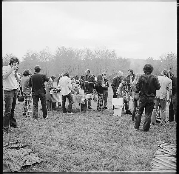 [24 Views of Yale School of Art Barbecue], Walker Evans (American, St. Louis, Missouri 1903–1975 New Haven, Connecticut), Film negative