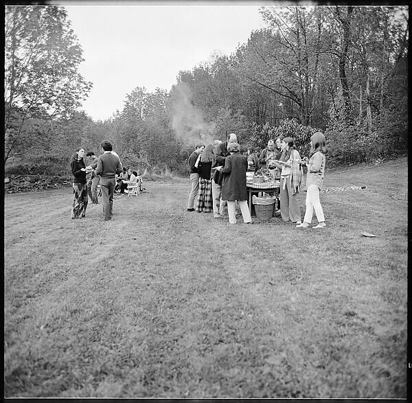 [24 Views of Yale School of Art Barbecue], Walker Evans (American, St. Louis, Missouri 1903–1975 New Haven, Connecticut), Film negative