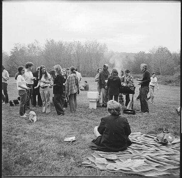 [24 Views of Yale School of Art Barbecue], Walker Evans (American, St. Louis, Missouri 1903–1975 New Haven, Connecticut), Film negative