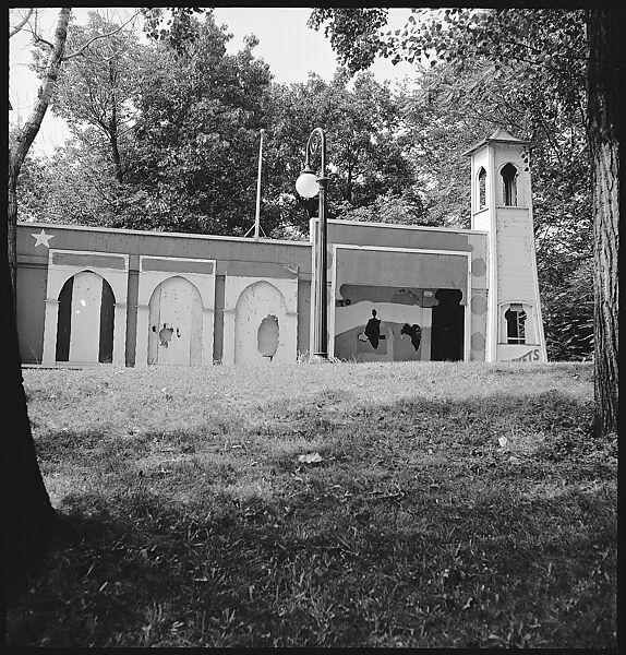 [12 Architectural Views: Funhouse, Birdhouse, Garden, Hotel], Walker Evans (American, St. Louis, Missouri 1903–1975 New Haven, Connecticut), Film negative