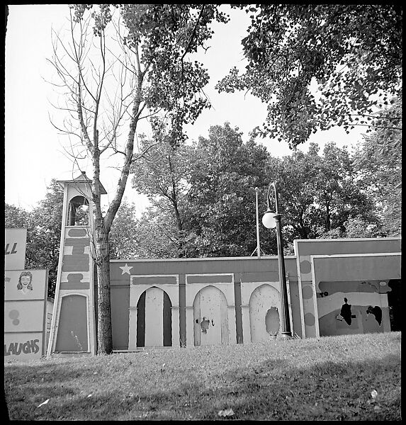[12 Architectural Views: Funhouse, Birdhouse, Garden, Hotel], Walker Evans (American, St. Louis, Missouri 1903–1975 New Haven, Connecticut), Film negative