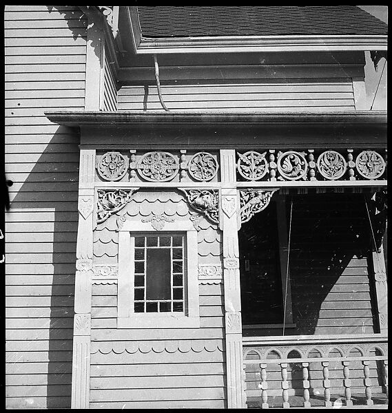 [2 Details of Porch Trim], Walker Evans (American, St. Louis, Missouri 1903–1975 New Haven, Connecticut), Film negative
