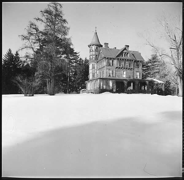 [12 Exterior Views of Suckley House], Walker Evans (American, St. Louis, Missouri 1903–1975 New Haven, Connecticut), Film negative 
