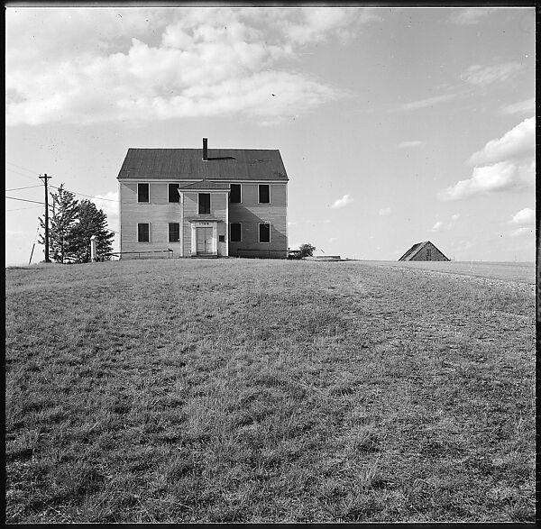 [3 Views of House in Field], Walker Evans (American, St. Louis, Missouri 1903–1975 New Haven, Connecticut), Film negative 