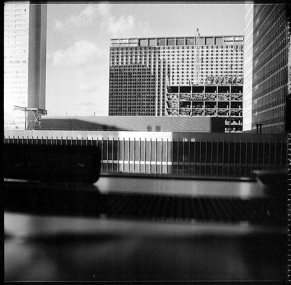 [21 Views of International Style Architecture, Possibly New York City], Walker Evans (American, St. Louis, Missouri 1903–1975 New Haven, Connecticut), Film negative