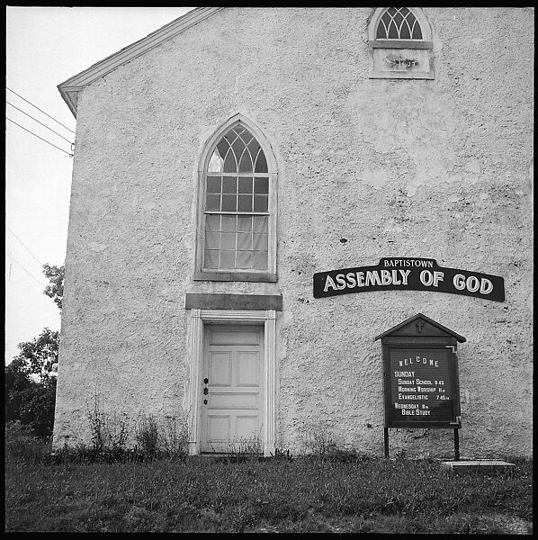 [12 Exterior Views of "Baptistown" Church], Walker Evans (American, St. Louis, Missouri 1903–1975 New Haven, Connecticut), Film negative 