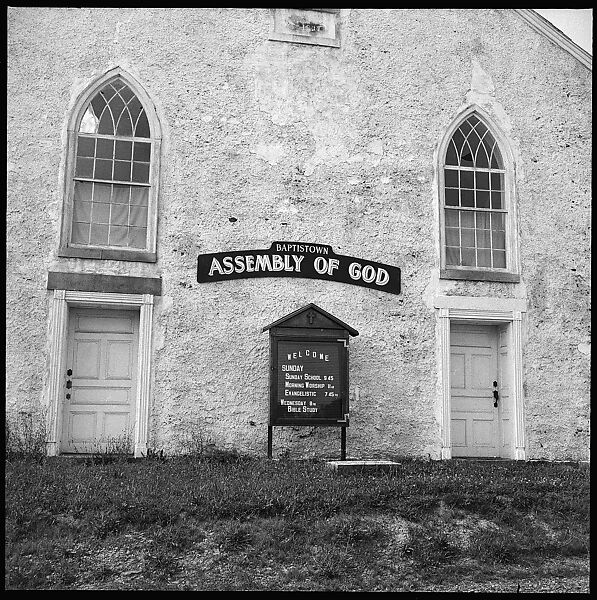[12 Exterior Views of "Baptistown" Church], Walker Evans (American, St. Louis, Missouri 1903–1975 New Haven, Connecticut), Film negative