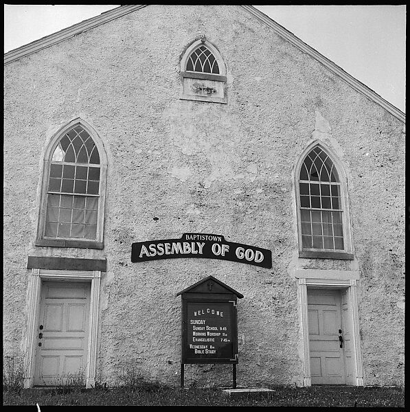 [12 Exterior Views of "Baptistown" Church], Walker Evans (American, St. Louis, Missouri 1903–1975 New Haven, Connecticut), Film negative